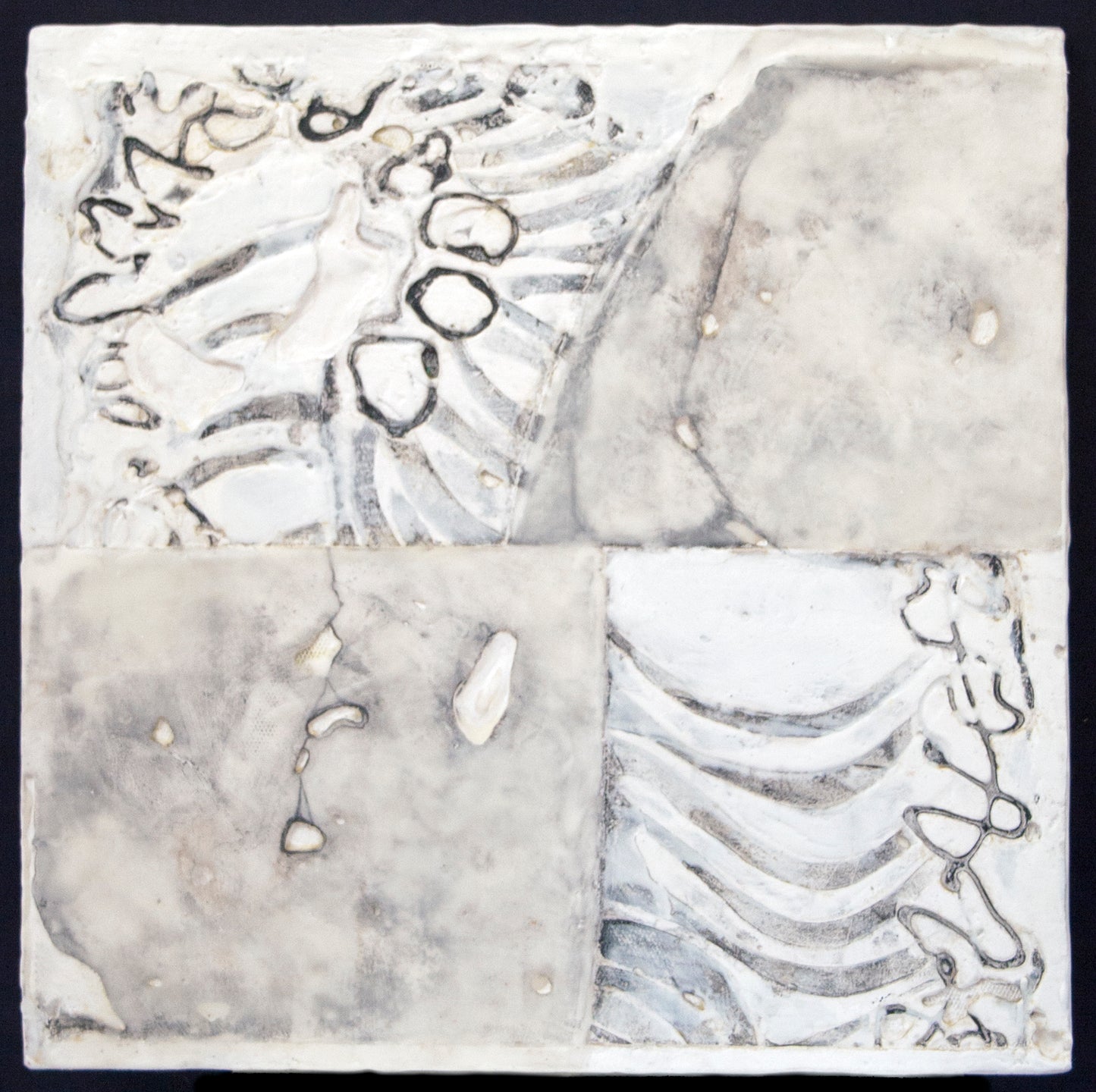 Aerial Counterpoint, 16 x 16 x 1 "