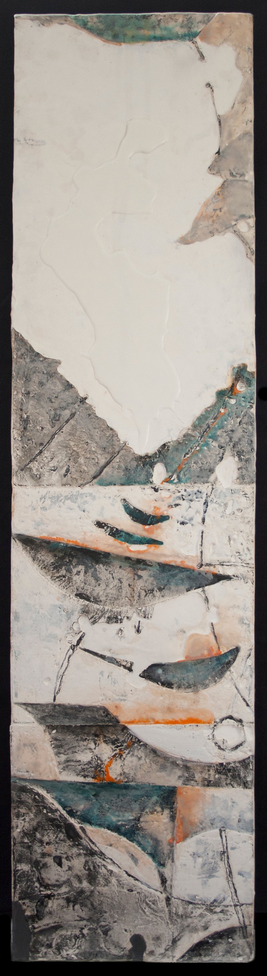 Aerial Juxtaposition II, 48 x 12 x 1 "