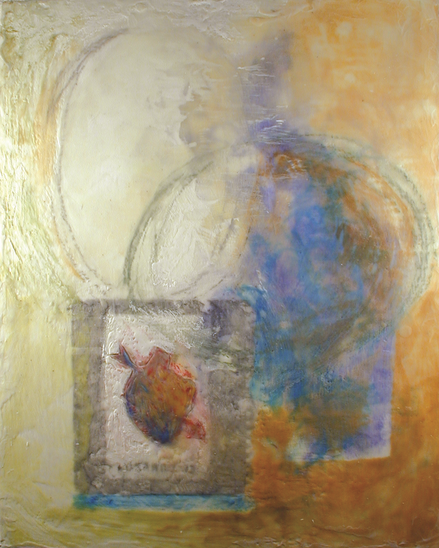 El Corazon, 20 x 16 x 2 "