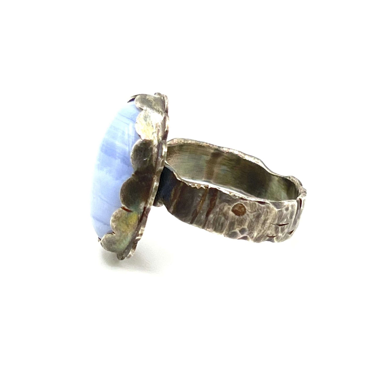 Blue Lace Agate Ring