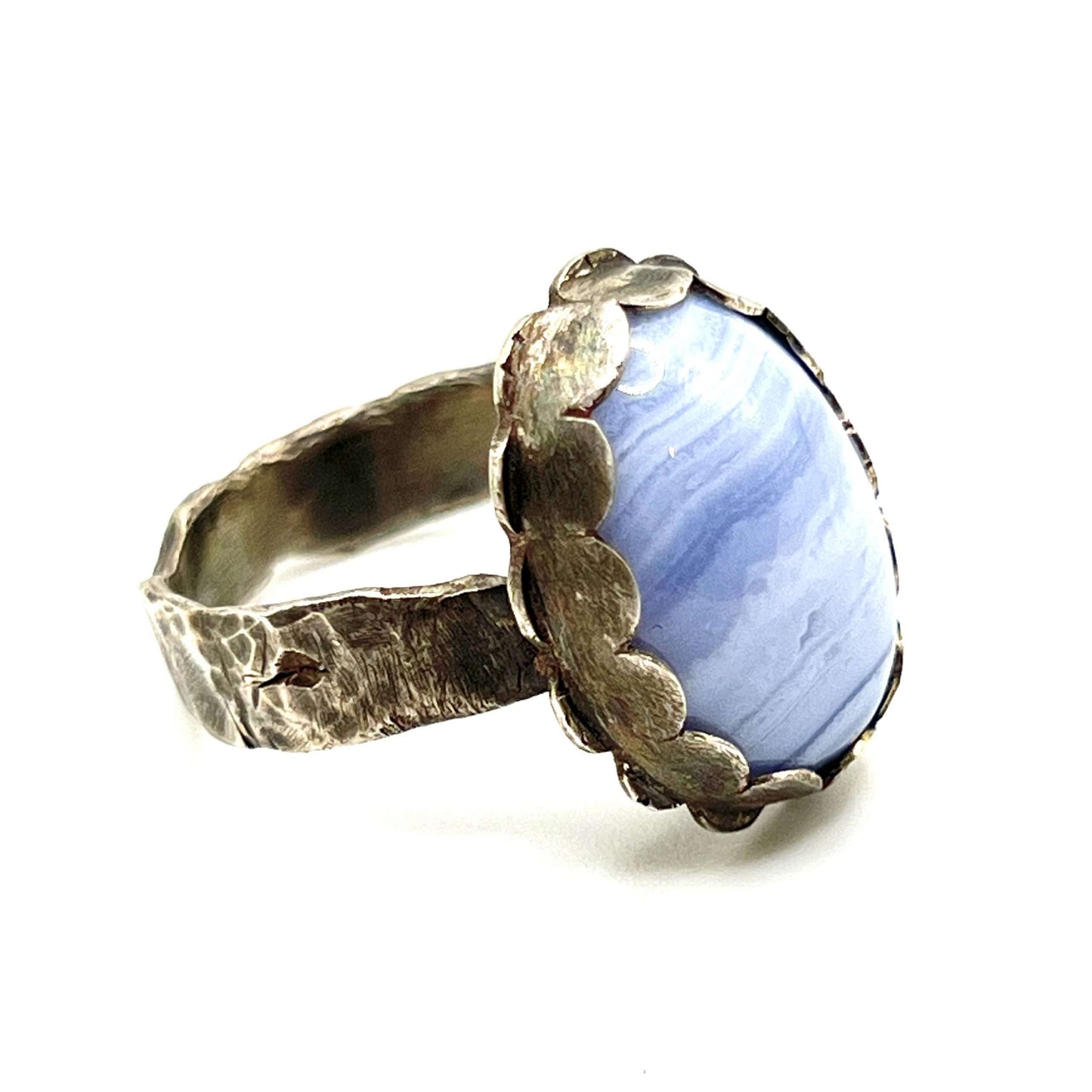 Blue Lace Agate Ring