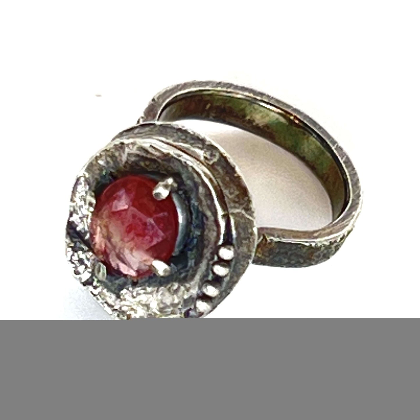 Watermelon Tourmaline Pink-y Ring