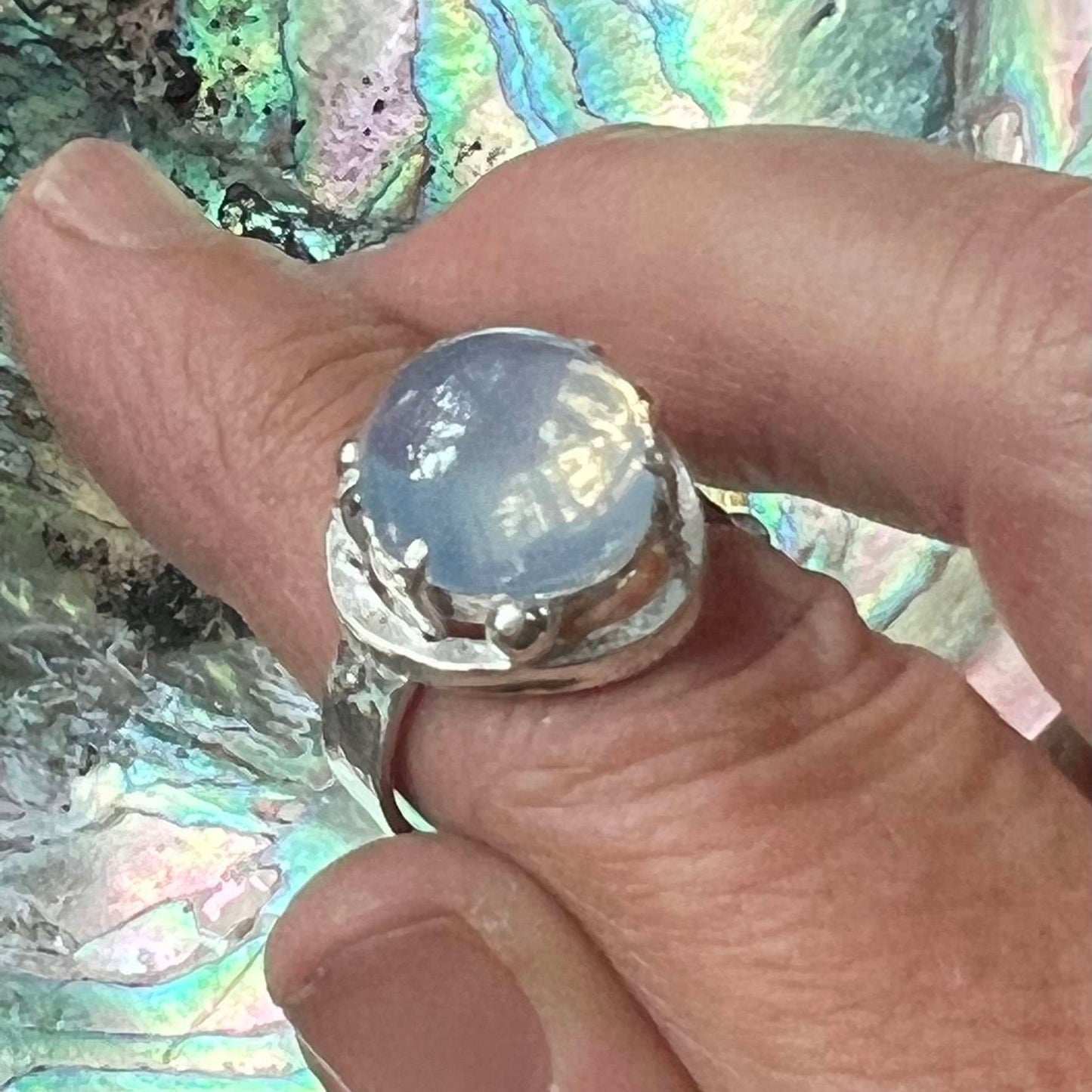 Blue Moon Quartz Stunner Ring