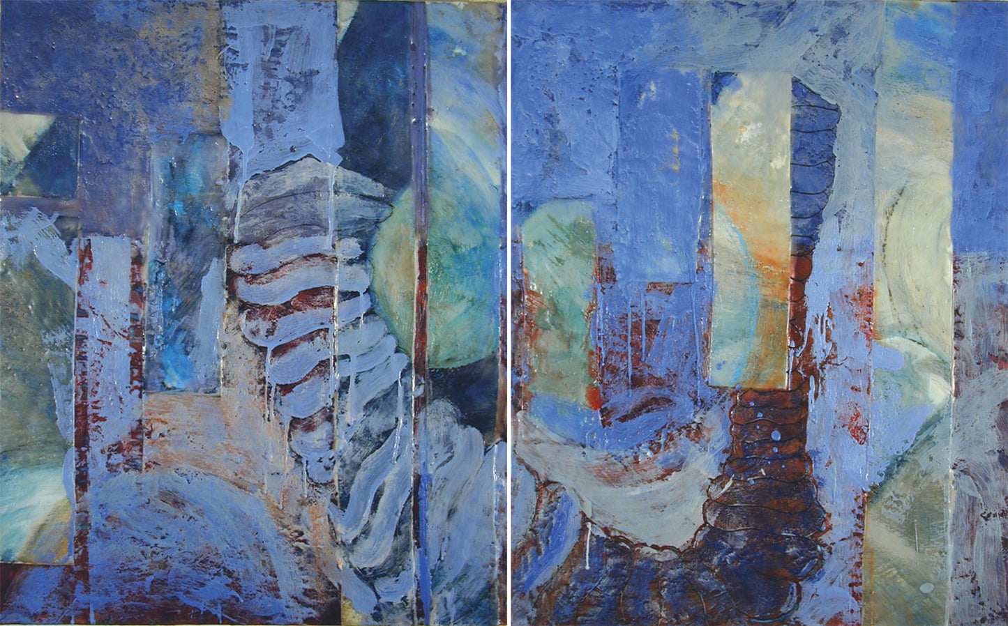 Shift: Opening (VII & VIII), 20 x 32 x 2 "