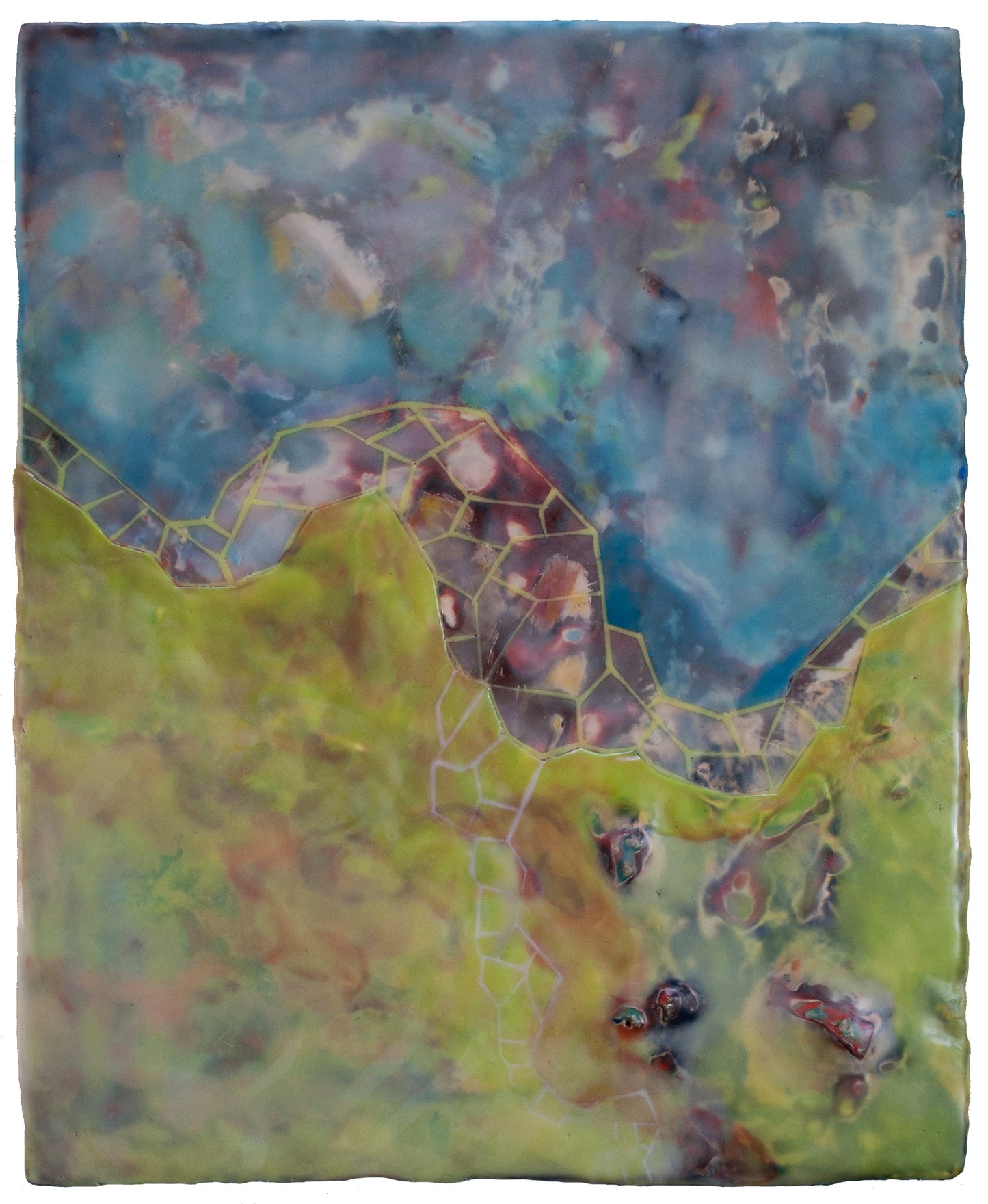 Cellular Sky, 20 x 16 x 2 "