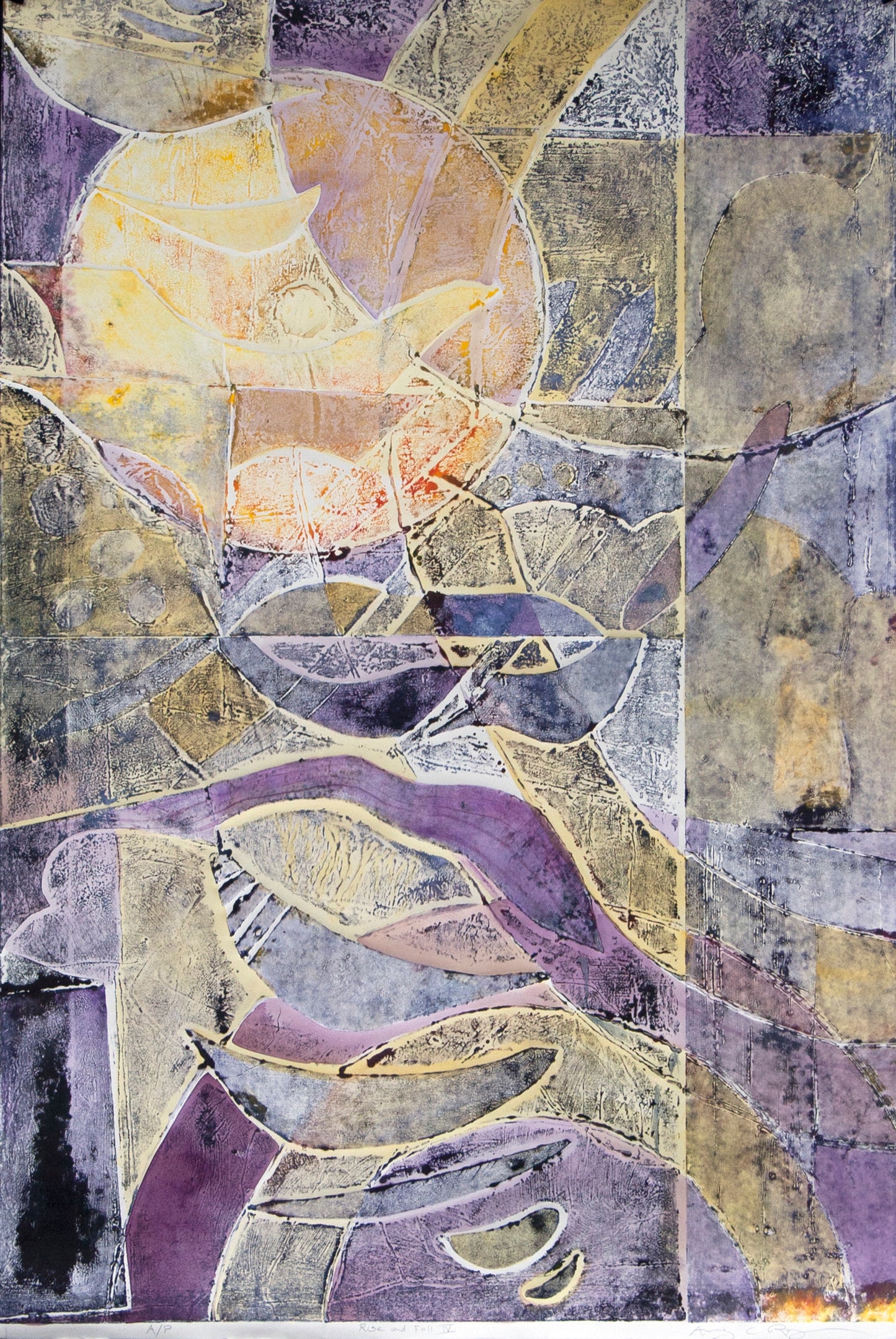 Rise and Fall IV, 47 x 31.5 "