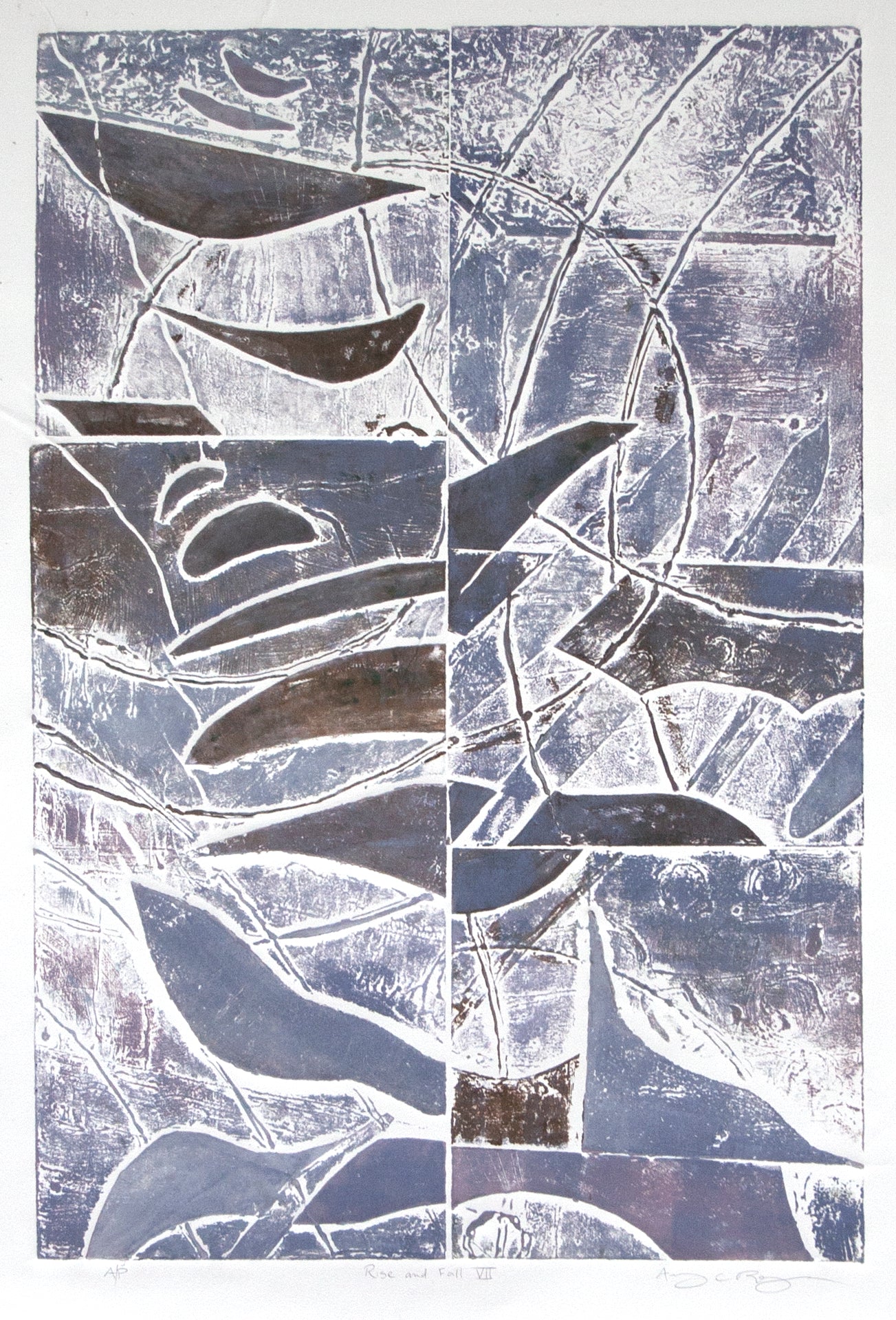 Rise and Fall VII, 36 x 24 "