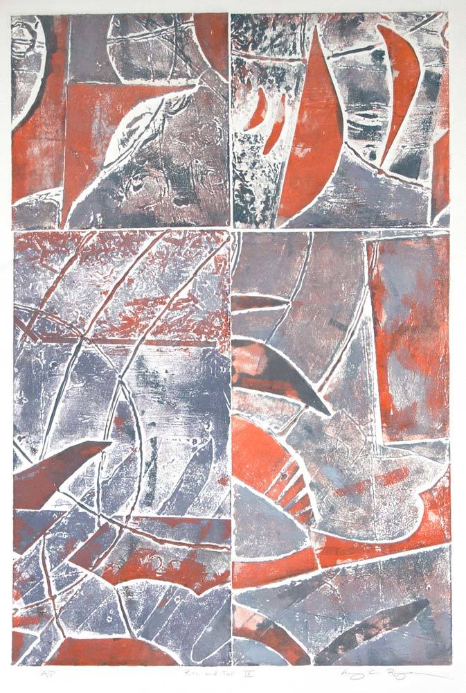 Rise and Fall IX, 36 x 24 "