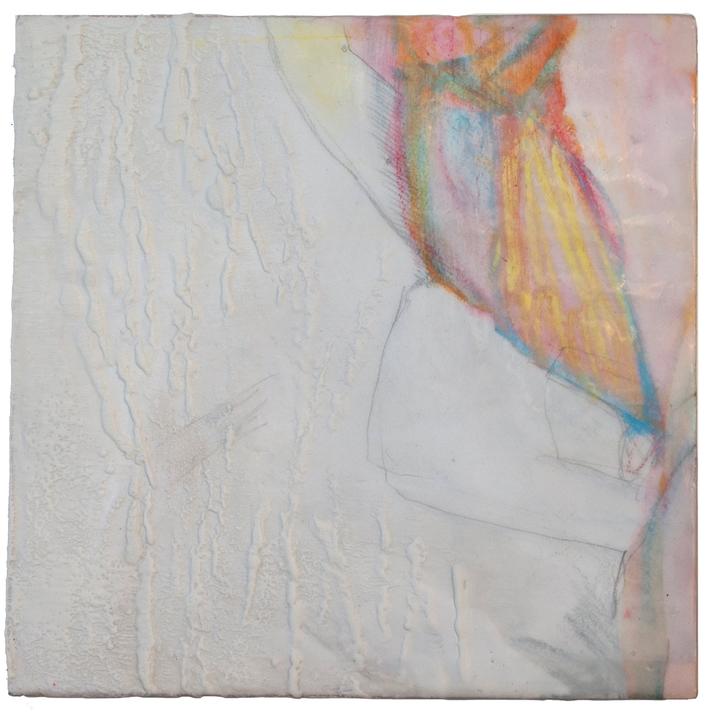 Gesture II, 10 x 10 x 2 "