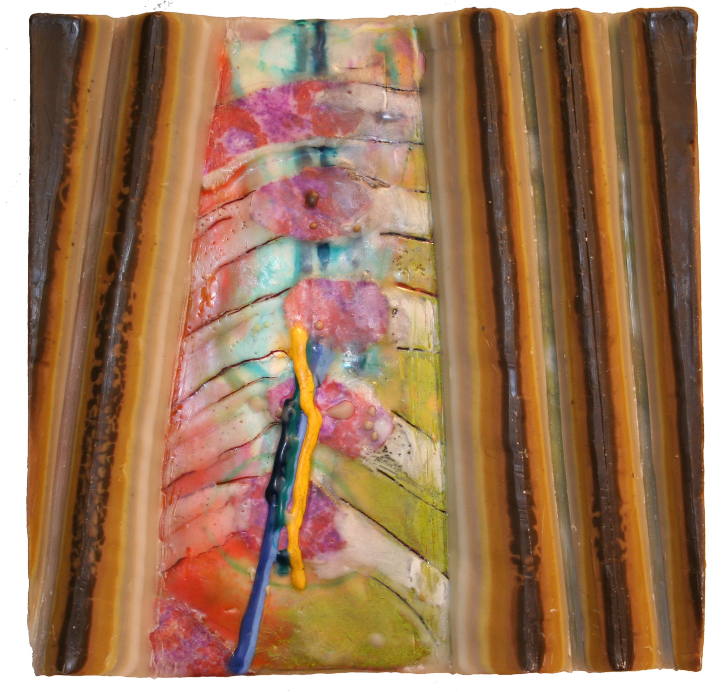 Secret Heart, 8 x 8 x 3 "