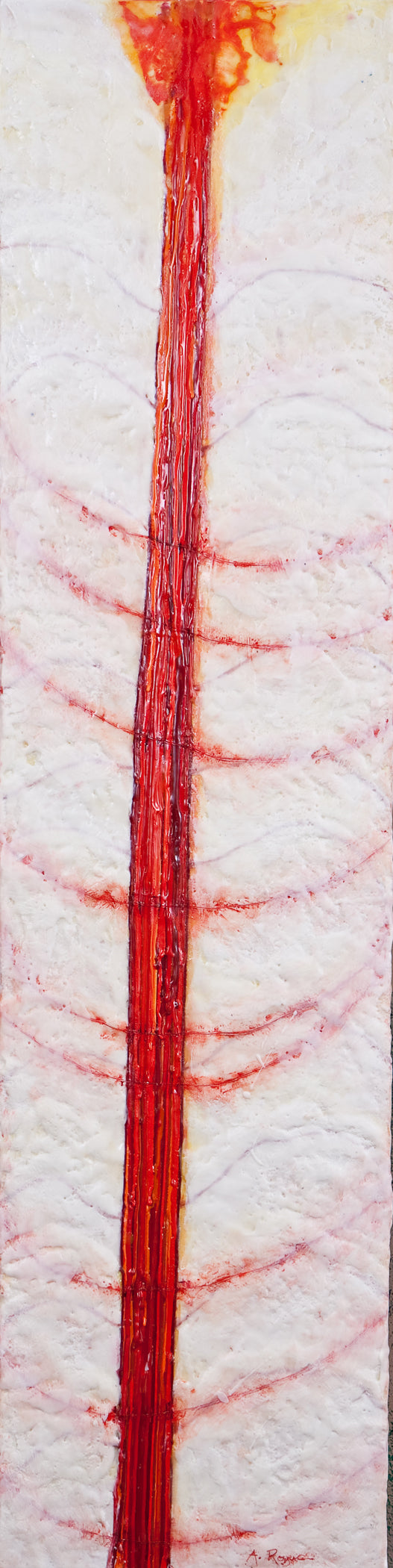 Undulate, 48 x 12 x 3 "