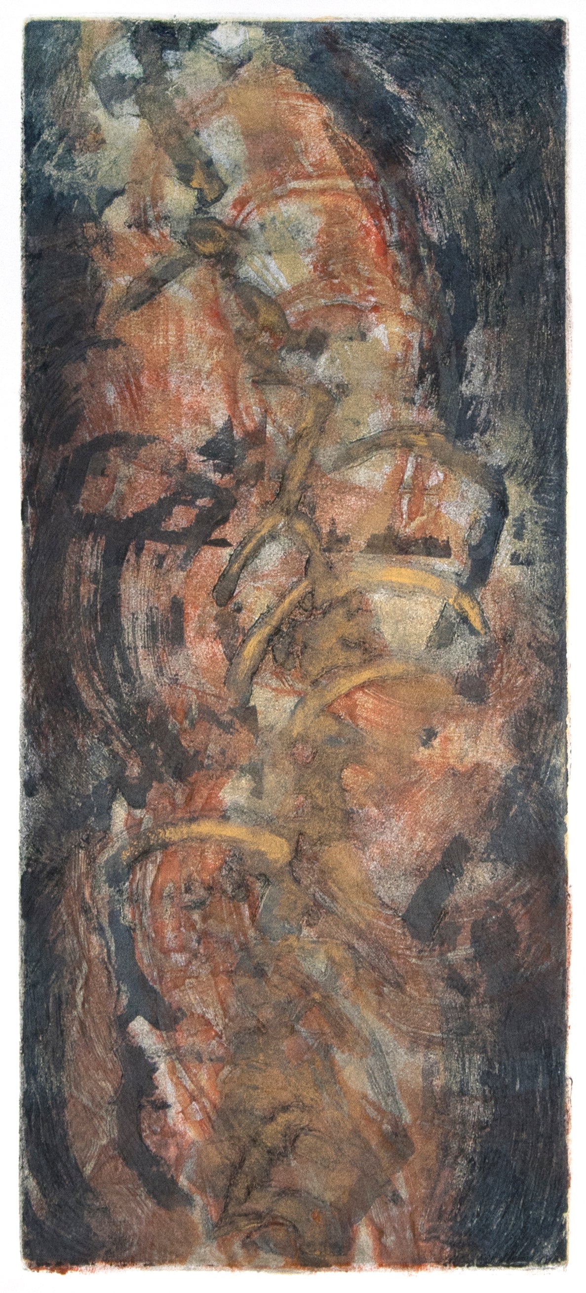 Unwinding VII, 18 x 8 "