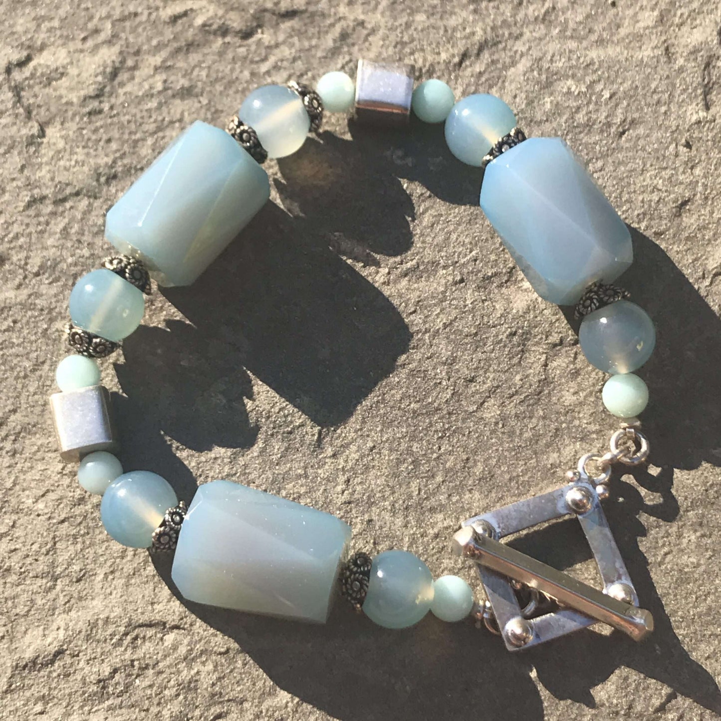 Blue Agate Bracelet