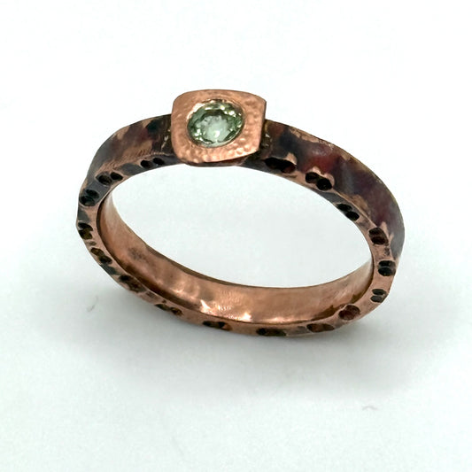 Watermelon Copper Ring