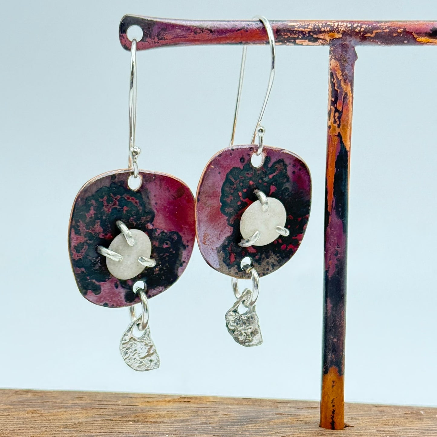 Mediterranean "Marble" Earrings