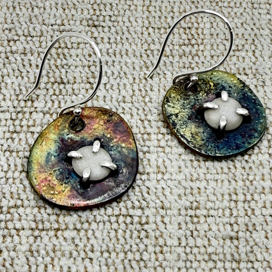 Spanish Beachstone Earrings