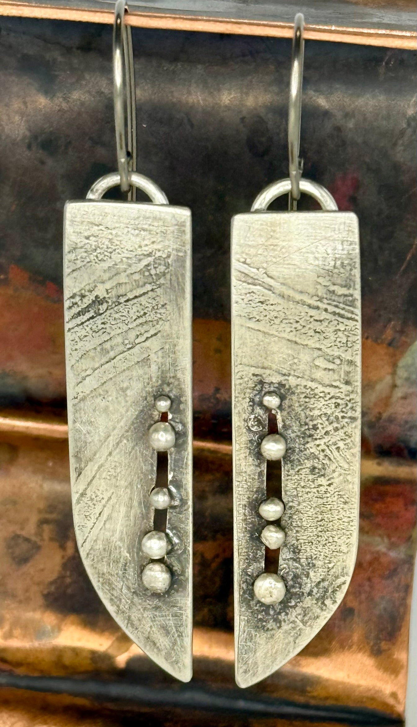Sterling Silver Winglet Earrings