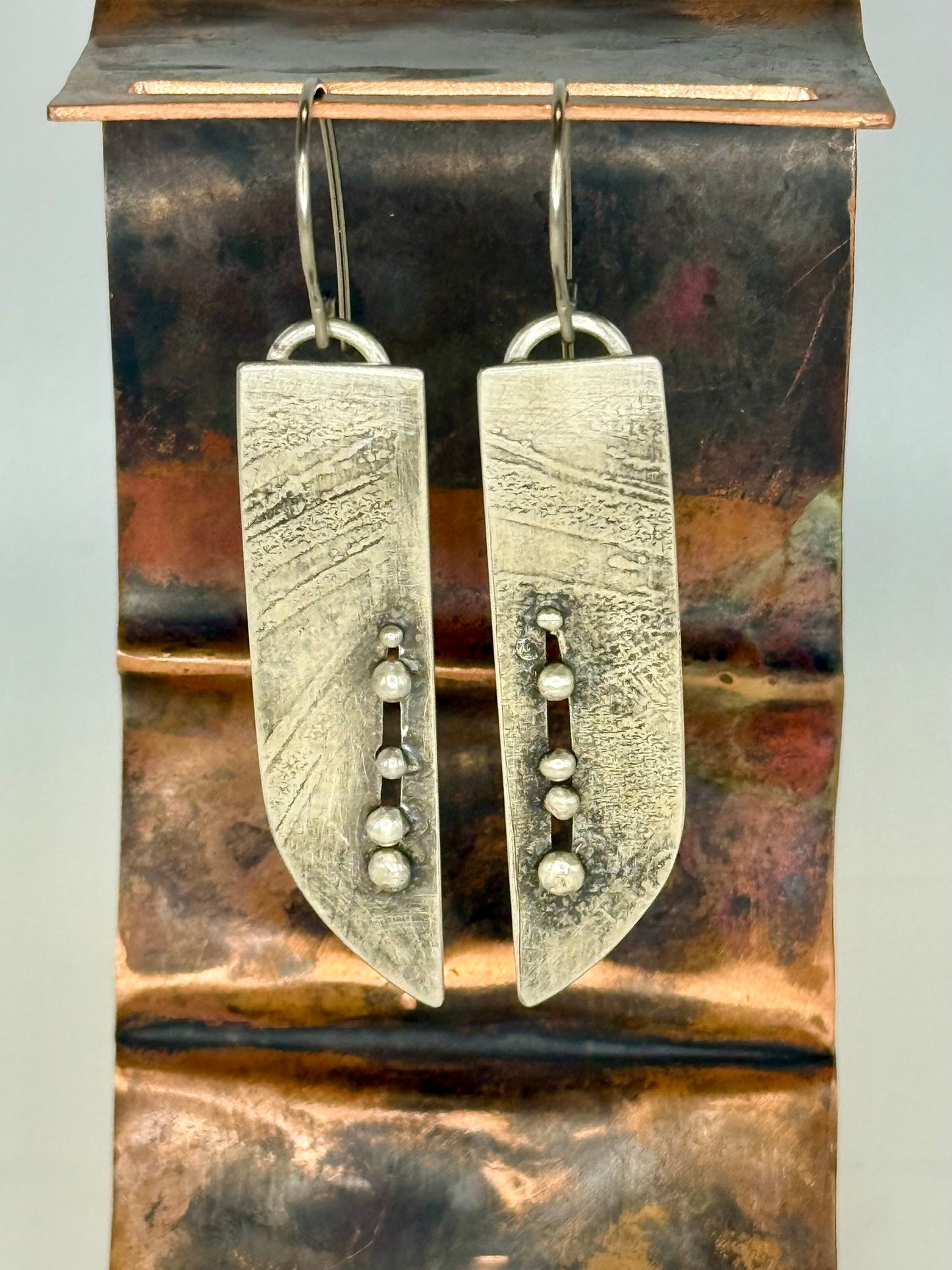 Sterling Silver Winglet Earrings